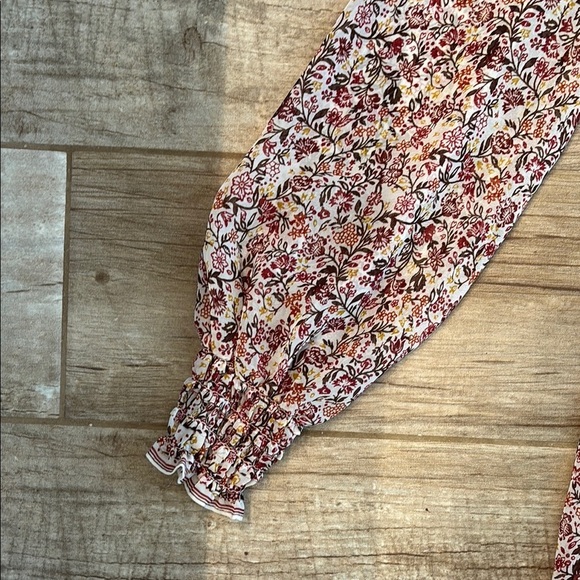 Max Studios Floral V-Neck Smocked Dress - Picture 3 of 4